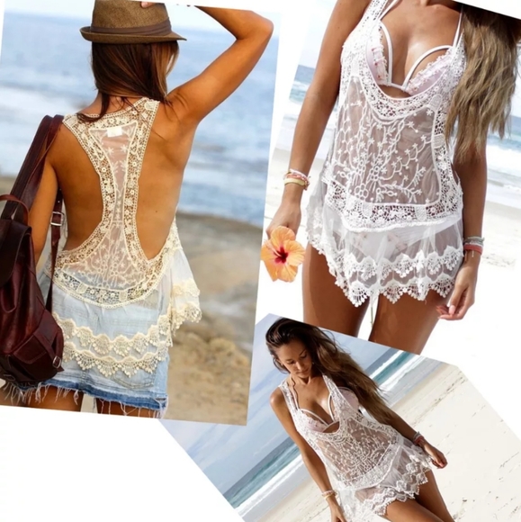 Garden Lace Cover Up - Picture 2 of 4